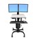 ERGOTRON 24-214-085 ERGOTRON Workfit-C Sit-Stand Dual LCD Black. (24-214-085 1788662) $1,723.00