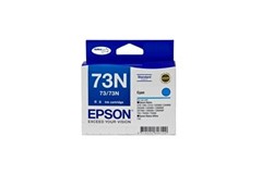 EPSON C13T105292 EPSON 73N STD CAP DURABRITE INK CARTRIDGE CYAN (EPA5292 1094770 T105292) $23.29