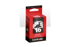 LEXMARK 10N0016AAN LEXMARK 16 BLACK STANDARD YIELD INK CARTRIDGE (10N0016AAN 1516897) Unavailable
